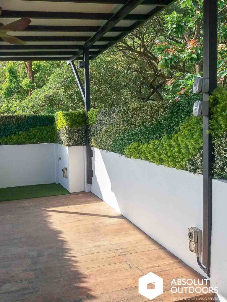 Artificial Green Wall Privacy Screen