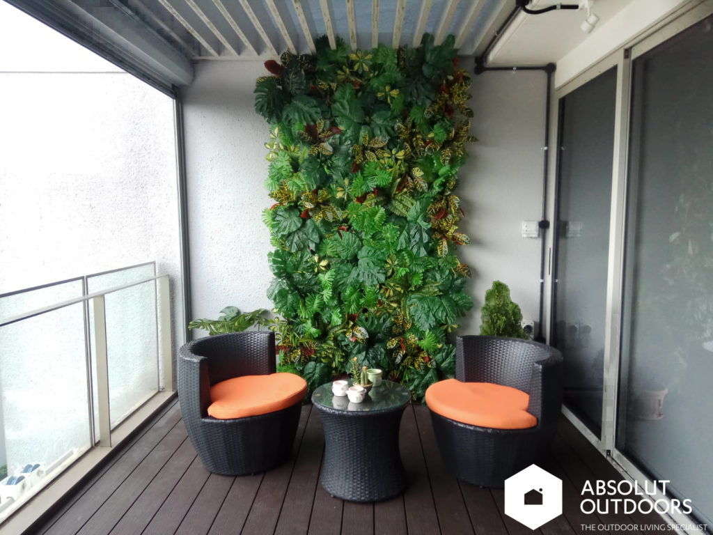 Don't forget your balcony wall