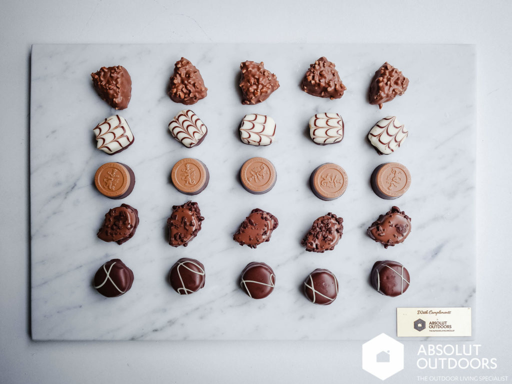 Chocolate on Cheese Board