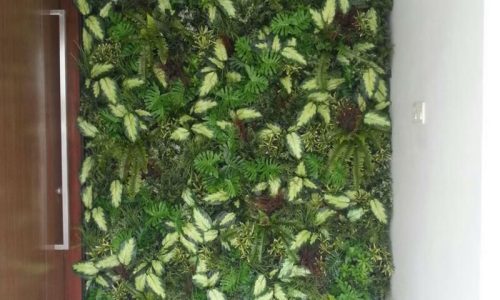 Artificial-green-wall-by-door
