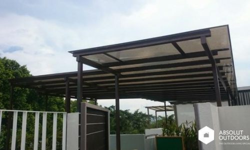 Trellis-with-polycarbonate